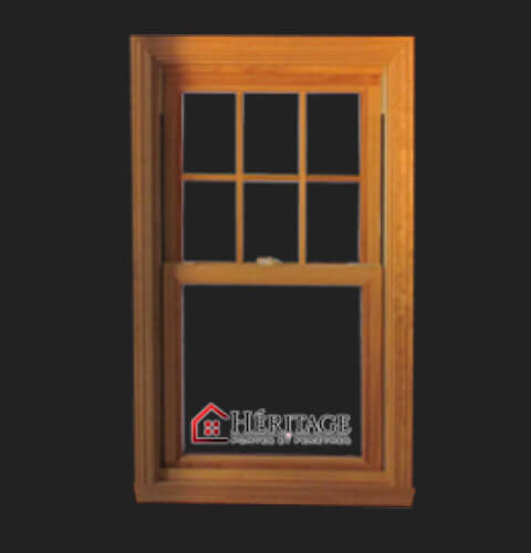 Fenêtres à guillotine en bois